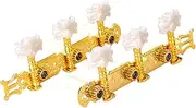 yuksok 2Pcs Classical Guitar Tuning Pegs Tuning Key Pegs Guitar Accessories Classical Guitars Machine Heads for Acoustic Guitars, Gold