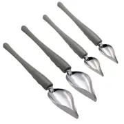 Piping Spoon Saucier Drizzle Spoons Stainless Steel Trim Multipurpose Scoop