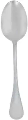 Christofle Sterling Silver Perles Serving Spoon 1416-006