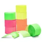 8 Rolls UV Reactive Black Light Streamers Blacklight Party Supplies Birthday