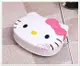 小花花日本精品♥ Hello Kitty 白色 簡單 臉頭立體造型 粉色蝴蝶結 浴室用品 肥皂盒 瀝水架34078709