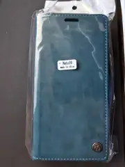 Samsung Galaxy Note 10 Magnetic Leather Case (blue) NEW