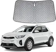 OTTO Shades 6 Layers Thick WindScreen Sunshade for Kia Stonic 2020-2024 Premium UV Protection Foldable Windshield Sun Visor Heat Shield Cover Make Car Cooler