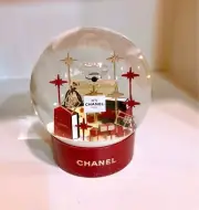 CHANEL N°5 Crystal Mini Snow Globe Dome Christmas New Gift Box 2022