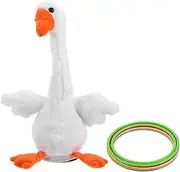 HAWILLOSCH Kids Ring Toss Kit Interactive Goose Tossing Game Baby Toys Enhance Hand Eye Coordination Parent Child Interaction