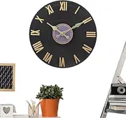 Nankoyal Outdoor Wall Clock - Indoor Outdoor Resin Wall Clock | Classic Accurate Clock for Home, Bathroom, Kitchen, Bedroom, School, Living Room, Easy to Read