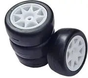 4Pcs 58Mm Tires 12Mm Hex Wheels With Sponge For 1/10 1/12 RC Drift Car 3Racing Sakura M4 M5 MST TCR Tamiya M04 M05