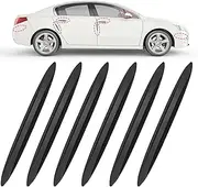 6Pcs Car Door Edge Guards, Anti-Collision Strips, Car Side Door Edge Protector Scratch Guard Protector for Car Side Door Rear View Mirror Exterior Door Handles Bumper Protection(Black)