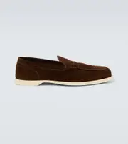 [John Lobb] John Lobb Pace suede loafers AU 7 brown