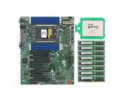 Supermicro H12SSL-i + AMD EPYC 7542 32c/64t 128mb + 512GB SK hynix 3200mhz RAM