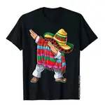 DABBING MEXICAN PONCHO CINCO DE MAYO 男士 SOMBRERO 有趣的 DAB T 恤