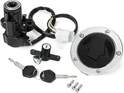 1 Set Motorcycle Ignition Switch Lock Fuel Tank Cap Seat Lock with Key Fit for Kawasaki Ninja ZX1000 ZX10R 2011-15 ZX6R ZX636 13-18