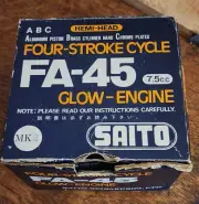 Saito FA-45 MKII AAC 4-Stroke R/C Model Airplane Motor