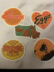 Stranger Things Stickers 5 Waffle Stickers