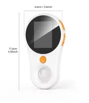 500X Magnification Digital Handheld Microscope Magnifier Portable Magnifying Glass Two Megapixel with light for Coins Jewellery White
