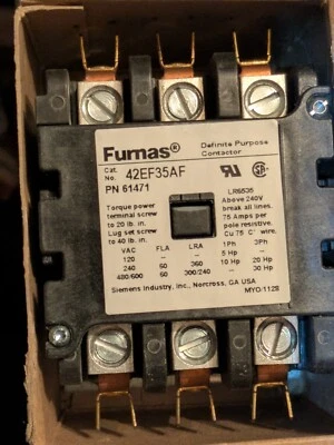 Furnas 42EF35AF Definite Purpose Controller 110/120V Coil New in Box