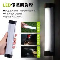 在飛比找Yahoo!奇摩拍賣優惠-LED便攜應急燈-黑色款/超強力磁吸LED多功能充電式LED