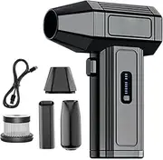 Generic 250000RPM Jet Dry Mini Blower Rechargeable Wireless Blower Multifunctional Portable Turbo Jet Fan Strong Power for Cleaning Computer Keyboards