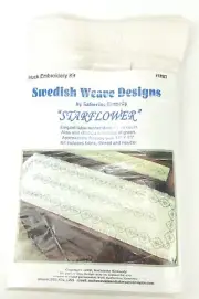 Huck Embroidery Kit Starflower Tablerunner 17" x 53" Swedish Weave K Kennedy