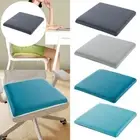 Square Chair Cushion Memory Foam Seat Cushion for Reading Room Indoor Car