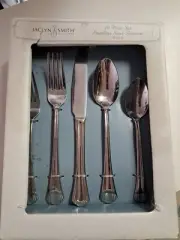 Vintage Kmart Jaclyn Smith Traditions 20 Piece Stainless Steel Flatware NIB