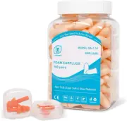 LYSIAN Foam Ear Plugs for Sleeping Small Ear Canals Women, Kids-35Db SNR Noise
