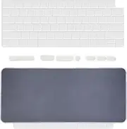 Magic Skin Premium Ultra Thin Keyboard Cover Set for 2023 MacBook Air 15" (A2941) M2 MacBook Air 13.6" (A2681), 2023-2021 MacBook Pro 14" 16" M3 M2 M1 (A2918 A2992 A2779 A2442 A2991 A2780 A2485)