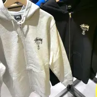 在飛比找蝦皮購物優惠-STUSSY 經典熱銷款 連帽拉鍊外套