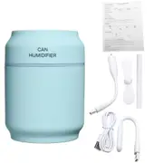 200Ml Dc 5V 3 In 1 Usb Mini Humidifier Fan Mist Maker Nightlight Led For Home Office Room