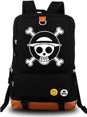 [Gumstyle] Anime One Piece Monkey D Luffy Backpack Laptop Rucksack Schoolbag Unisex Student Book Bag Cosplay Luminous Daypacks