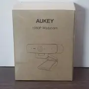AUKEY Webcam 1080p Full HD, Live Streaming Camera with Noise Reduction - Sealed