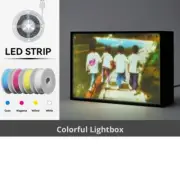 Customized Lithophane Lightbox - Choose Either Mono Or Color - Color Prints Vary