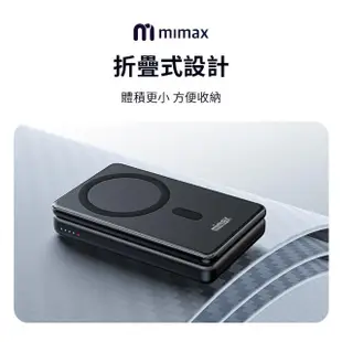 【小米有品】W19 5000mAh 15W 單孔輸出 米覓 mimax 折疊磁吸行動電源(Magsafe)