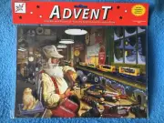 NORTH POLE TRAINWORKS Santa Advent Calendar Countdown 12" x 8" BB836 Vermont