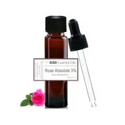 Rose Essential Oil 3%. Rose Absolute [Rosa damascena] For Skin Face Perfume 10ml