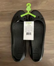 NWT Crocs Kadee Ballet Flats Sz 8 Black