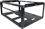 Mid towr gamng PC Case - Compact Cooling Master Box, Black Computer Case | Excellent Heat Dissipation Gamng PC Case Efficient Cooling Computer for a Rendi, Black/White, Consulte la descripción