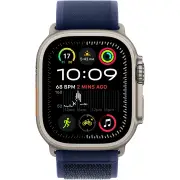 Apple Watch Ultra 2 49mm Natural Titanium Case GPS + Cellular Loop (S/M) (Blue Trail)