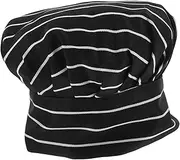 [Yardenfun] Elegant White Chef Hat Pleats Cotton Material Hotel Kitchen Staff Baker Chef Caps Adult Size