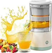 Rechargeable Electric Citrus Juicer - USB-C, Wireless, Portable Orange Juice Squeezer, Premium Juicer for Lemon, Tomato, Grape, Watermelon