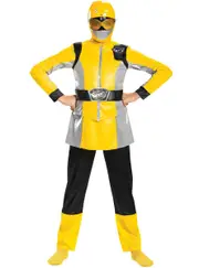 Deluxe Yellow Power Rangers Beast Morpher Girls Costume