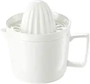 DONFAMDS 1Pc Manual Ceramic Juice Squeezer Cup Multi Purpose Fruit Juicer for Home Use Easy to Clean and Portable Healthy Ceramic Material for Citrus Fruits Like Lemon and Orange