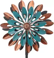 Metal Wind Spinner Kinetic Sculpture Outdoor Yard Garden Lawn Patio Decoration