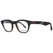 Ermenegildo Zegna ZC5011 Men Brown Optical Frame Full Rim Classic Eyeglasses