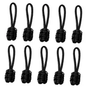Honbay 10PCS Handmade Woven Pull Rope Nylon Zipper Pulls Zipper Tags Zipper