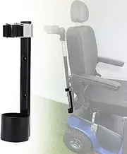 Metal Cane Holder for Mobility Scooters & Power Chairs - Walking Stick Stand Support Accessories for Wheelchair, Walker