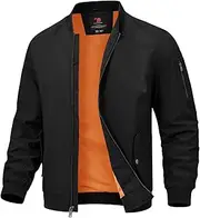 [TBMPOY] Mens Lightweight Bomber Jackets Light Windbreaker Jacket for Men Spring Track Jacket Casual Stylish Work Coats