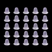 200pcs Soft Plastic Earring Backs Earnut Safety Stopper Findings Mini Craft 4mm