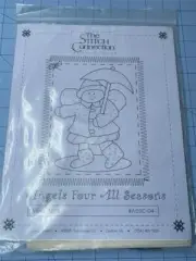 THE STITCH CONNECTION Angels Four All Seasons MISS APRIL Pattern, Fabric ++