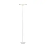 Faro Modern Standing Floor Lamp Light Metal Acrylic White